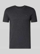 Slim fit T-shirt van katoenmix, model 'JASPE HERITAGE'