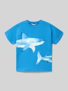 Regular fit T-shirt met motiefprint