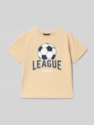 Regular fit T-shirt met motiefprint