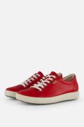 Ecco Soft 7 W Sneakers rood Leer