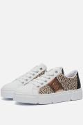 Rieker Print Sneakers wit Synthetisch