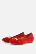 Gabor Instappers rood Suede