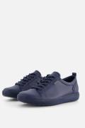 Ecco Soft 7 W Sneakers blauw Leer