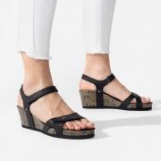 Julia Basics B1 sandalen met sleehak zwart