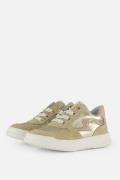 Develab Low Cut Sneakers goud Leer