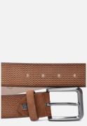 Ziengs Riem cognac Suede