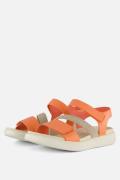 Ecco Flowt W Sandalen oranje Leer