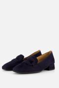 Gabor Instappers blauw Suede