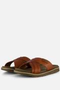 Rieker Clarino Slipper cognac Leer