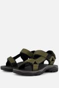 S.Oliver Sandalen groen Textiel