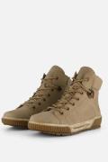 Rieker Veterboots beige Nubuck