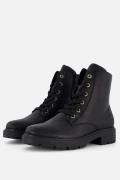 Rieker Veterboots zwart Synthetisch