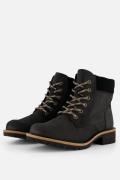 Ecco Elaina Veterboots zwart Leer