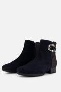 Gabor Enkellaarsjes blauw Suede