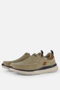 Skechers Delson 2.0 Instappers beige Textiel