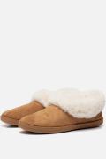 Cozy Campfire Pantoffels cognac Suede