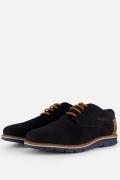 Bugatti Simone Sneakers blauw Suede