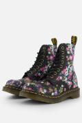 Dr. Martens Originals Floral Veterboots roze Leer