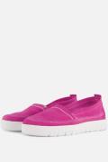 Feyn Instappers roze Suede