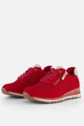 Marco Tozzi Sneakers rood Textiel