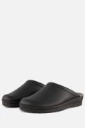 Rohde Pantoffels zwart Leer 370406
