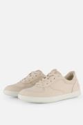 Ecco Leisure Sneakers Beige Leer