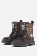 Shoesme Veterboots bruin Leer