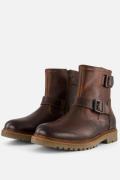 Outfielder Boots bruin Leer