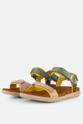 Woden Line Lite Sandalen groen Textiel