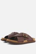 Timberland Amalfi Vibes Cross Slippers bruin Leer
