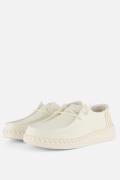 HEYDUDE Wendy Woven Instappers wit Textiel