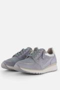 Gabor Sneakers blauw Textiel