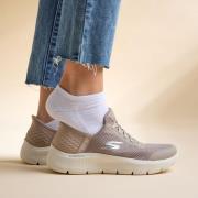 Skechers Slip-ins Go Walk Instappers taupe Textiel