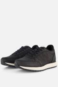 Woden Ronja Croco Sneakers zwart Leer