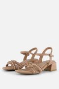 Marco Tozzi Sandalen beige Textiel
