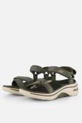 Skechers Arch Fit Sandalen groen Textiel