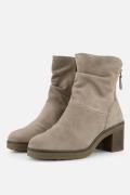 Feyn Enkellaarsjes beige Suede