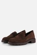 Tamaris Instappers bruin Suede