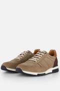 Van Lier Positano Sneakers taupe Leer