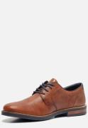 Rieker Veterschoenen cognac Leer
