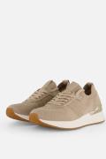 Tamaris Sneakers beige Textiel