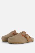 Colors of California Muil Slippers taupe Suede
