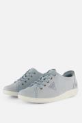 Ecco Soft 2.0 Sneakers blauw Nubuck