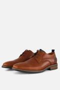 Van Lier Amalfi Veterschoenen cognac Leer