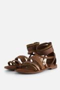 Lazamani Gladiator Sandalen bruin Synthetisch