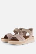 Skechers Bobs Sun Ray Sandalen taupe Textiel