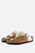 Birkenstock Gizeh Slippers wit Synthetisch