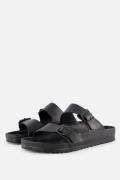Birkenstock Arizona Slippers Zwart Rubber