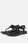 Skechers Meditation Luze Sandalen zwart Textiel
