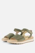 Gabor Sandalen groen Suède